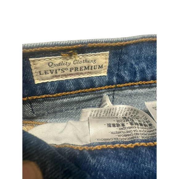 Women’s Levi's 501 High-Rise Skinny Jeans Fitted Through Hip & Thigh 32x28 - Picture 8 of 16